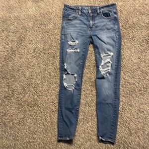American Eagle Distressed Stretch Jeans